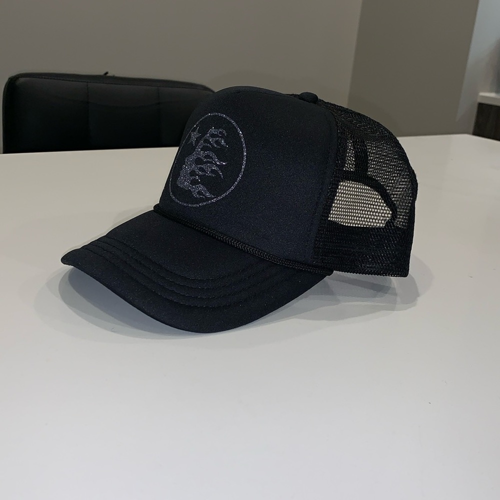 Custom Made Busted Down Hellstar Trucker Hat - image 5